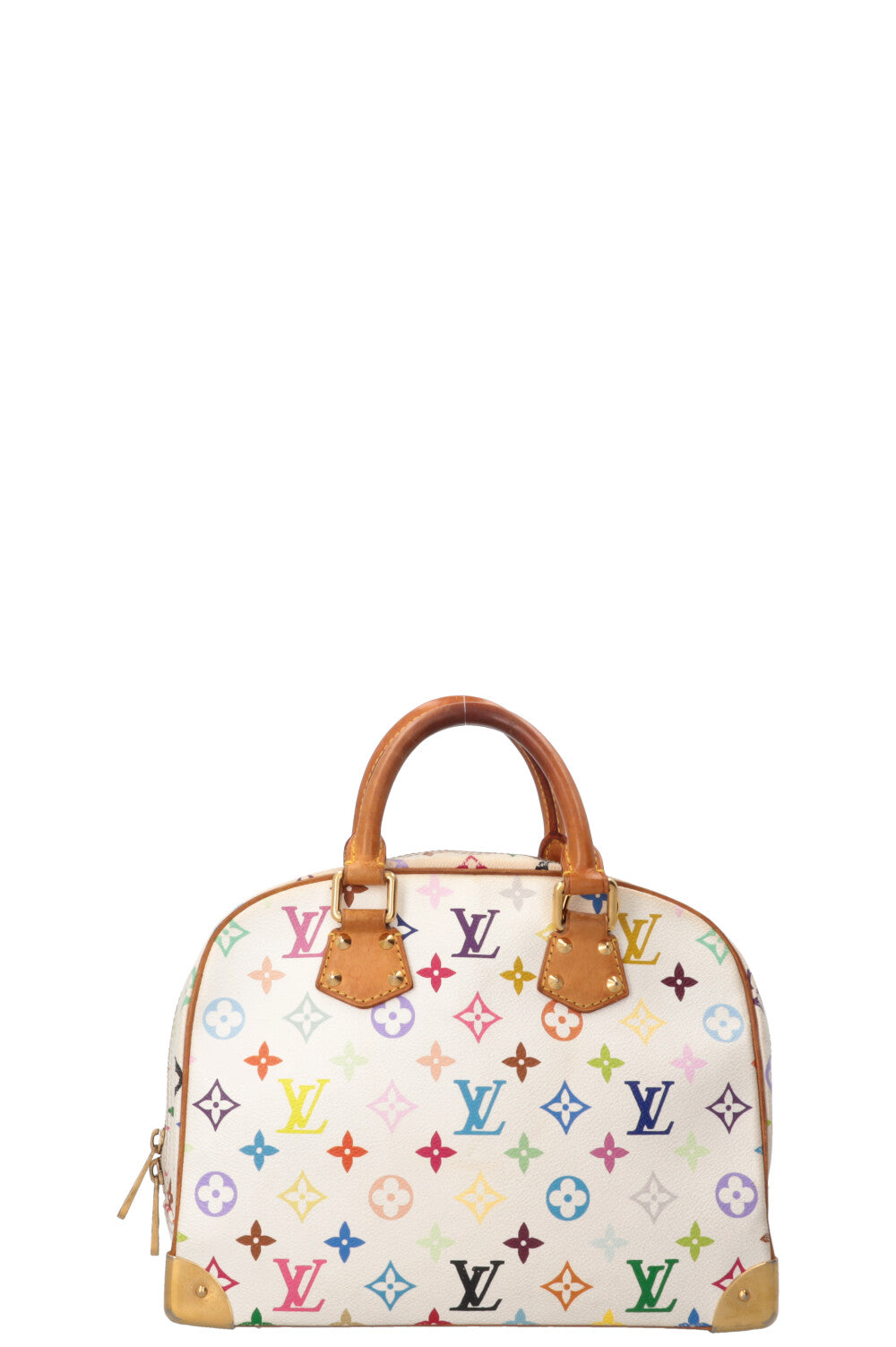 LOUIS VUITTON Trouville Handbag MNG Canvas Multicolor