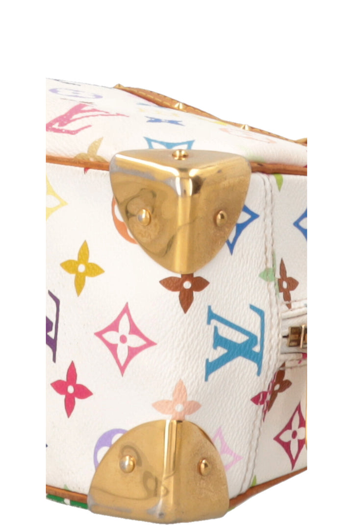 LOUIS VUITTON Trouville Handbag MNG Canvas Multicolor