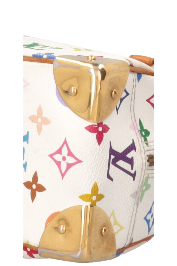 LOUIS VUITTON Trouville Handbag MNG Canvas Multicolor