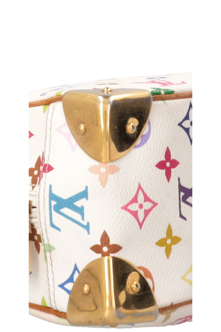 LOUIS VUITTON Trouville Handbag MNG Canvas Multicolor
