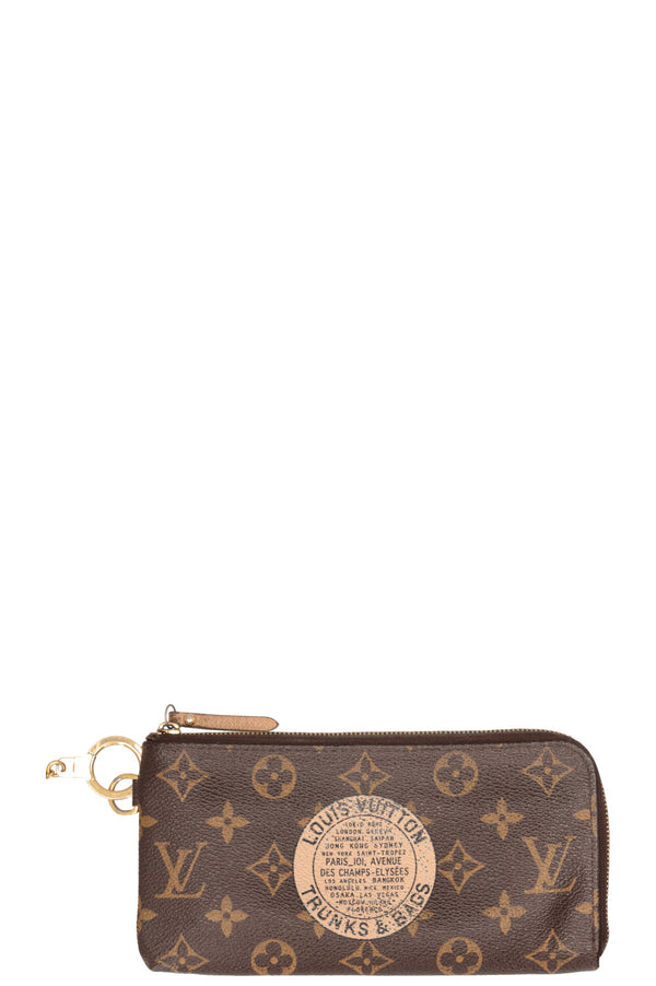 LOUIS VUITTON Trunks & Bags Complice Wallet MNG Canvas Brown