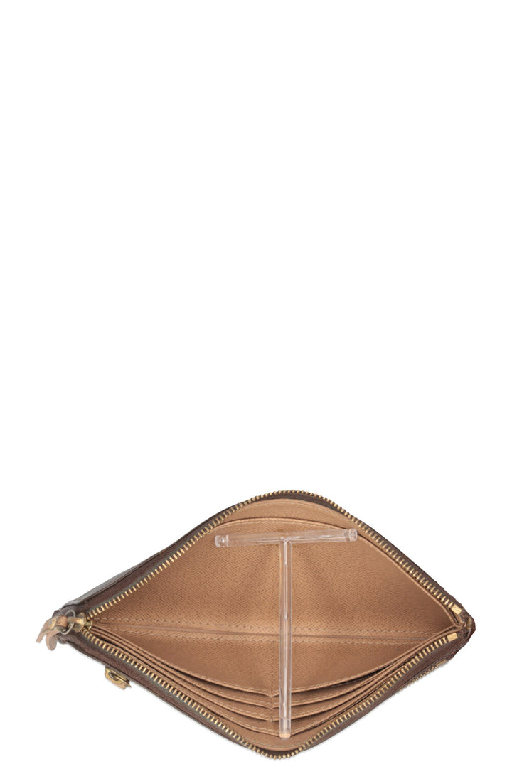 LOUIS VUITTON Trunks & Bags Complice Wallet MNG Canvas Brown