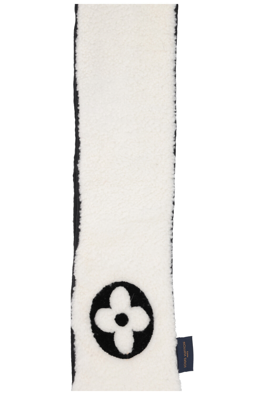 LOUIS VUITTON Tuffetage Scarf Shearling White