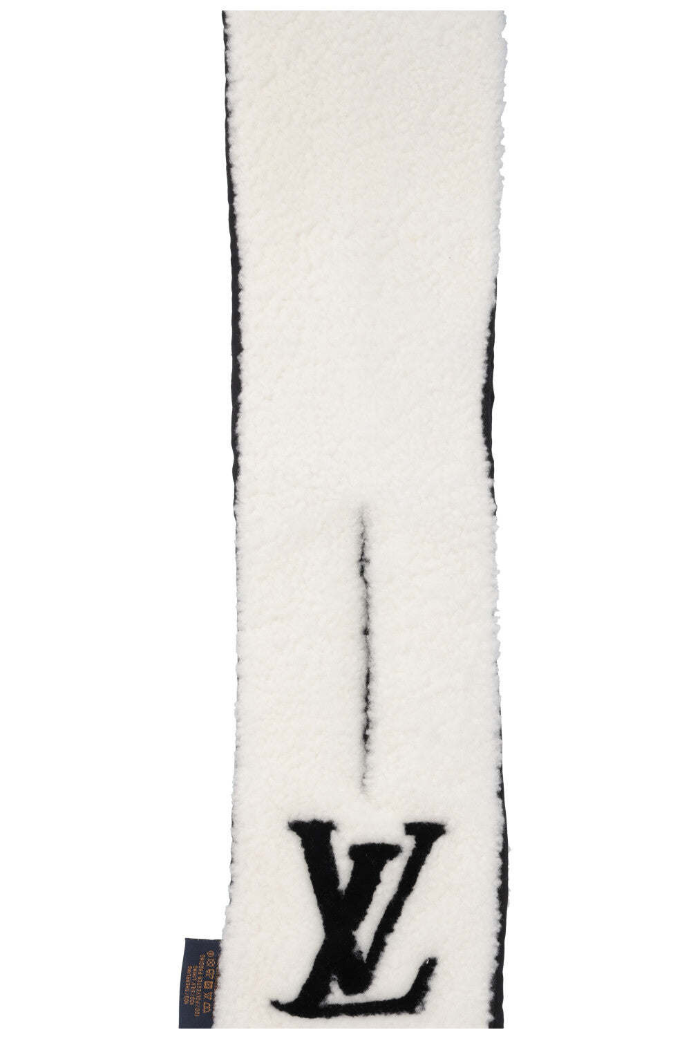 LOUIS VUITTON Tuffetage Scarf Shearling White