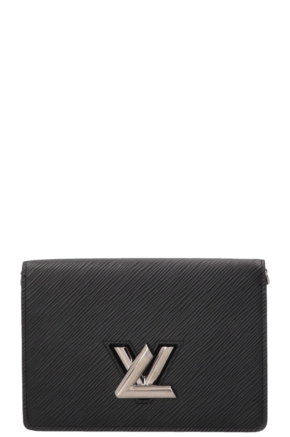 LOUIS VUITTON Twist Wallet on Chain Epi Black