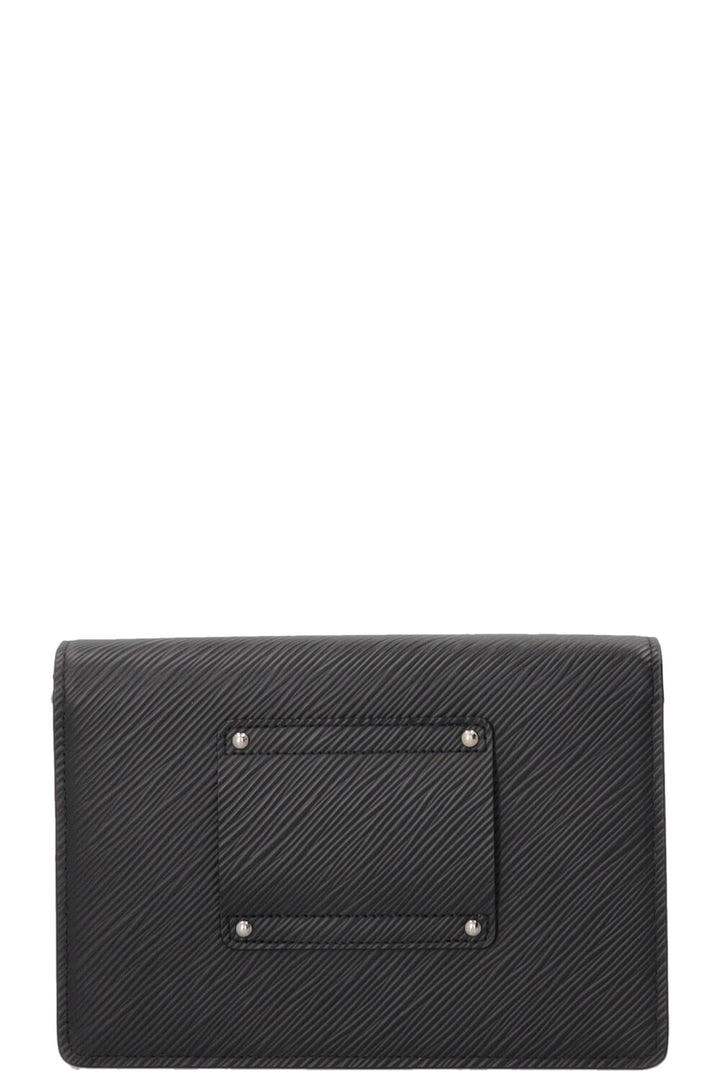 LOUIS VUITTON Twist Wallet on Chain Epi Black