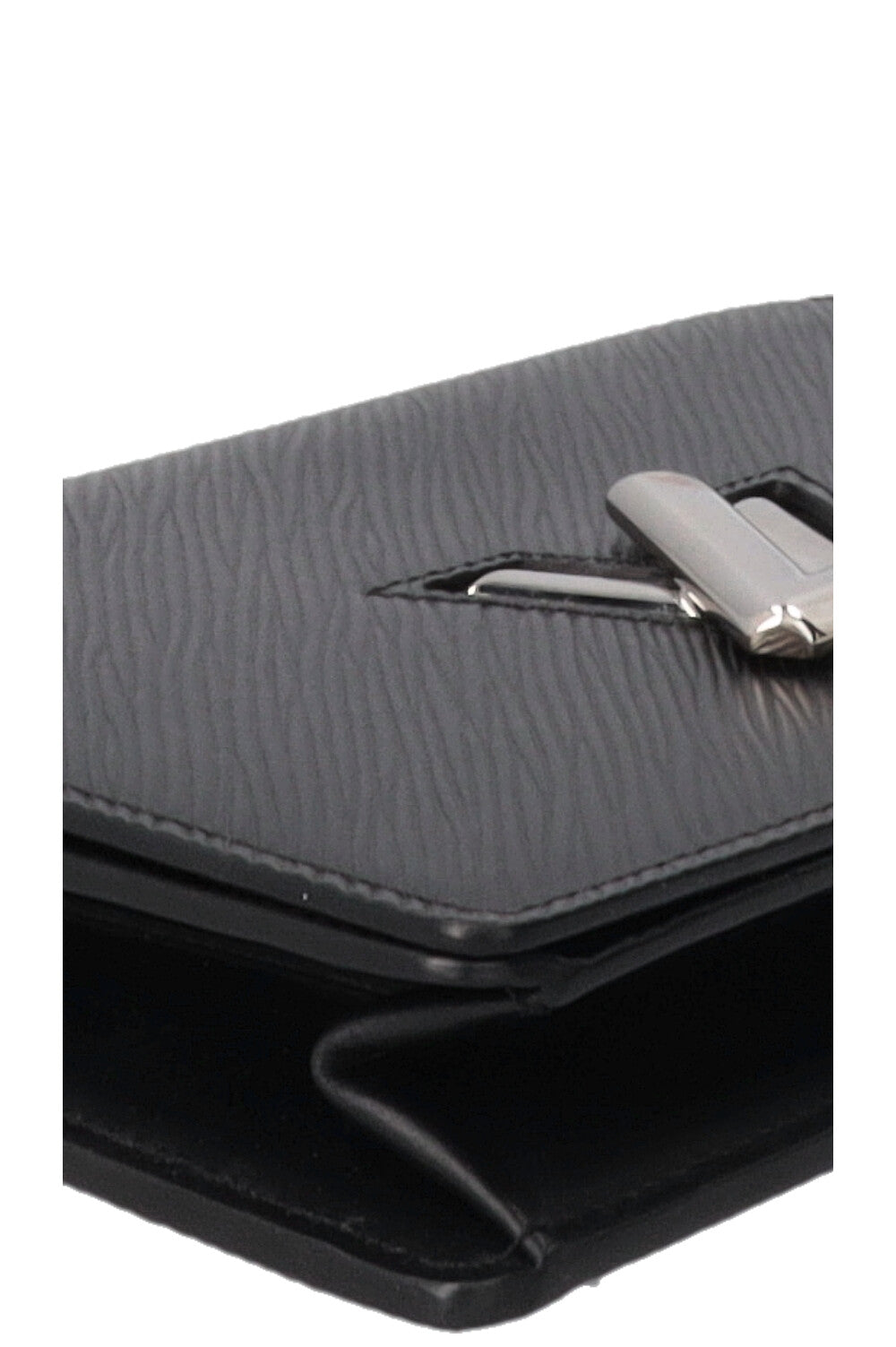 LOUIS VUITTON Twist Wallet on Chain Epi Black