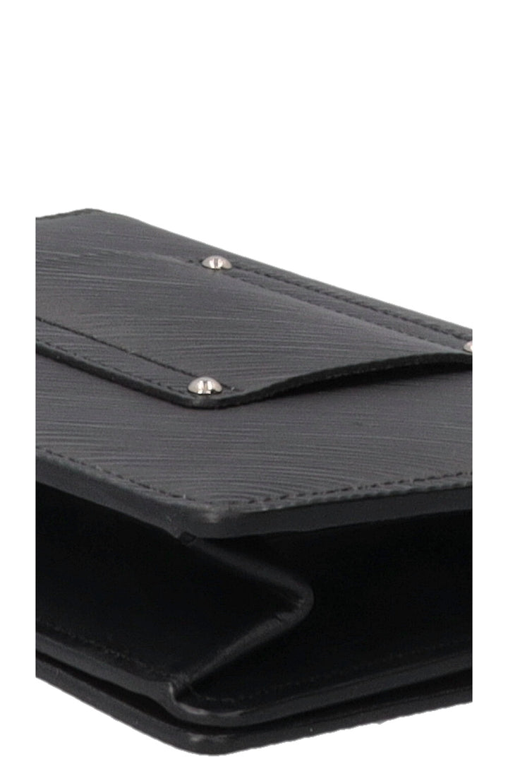 LOUIS VUITTON Twist Wallet on Chain Epi Black