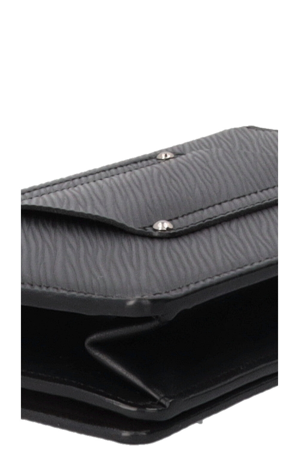 LOUIS VUITTON Twist Wallet on Chain Epi Black