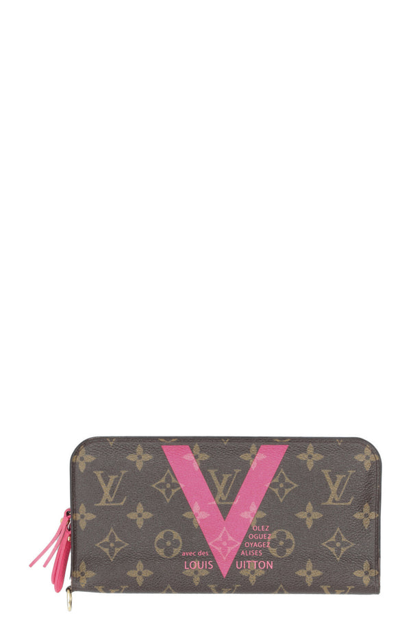 LOUIS VUITTON V Insólite Wallet MNG Canvas Pink