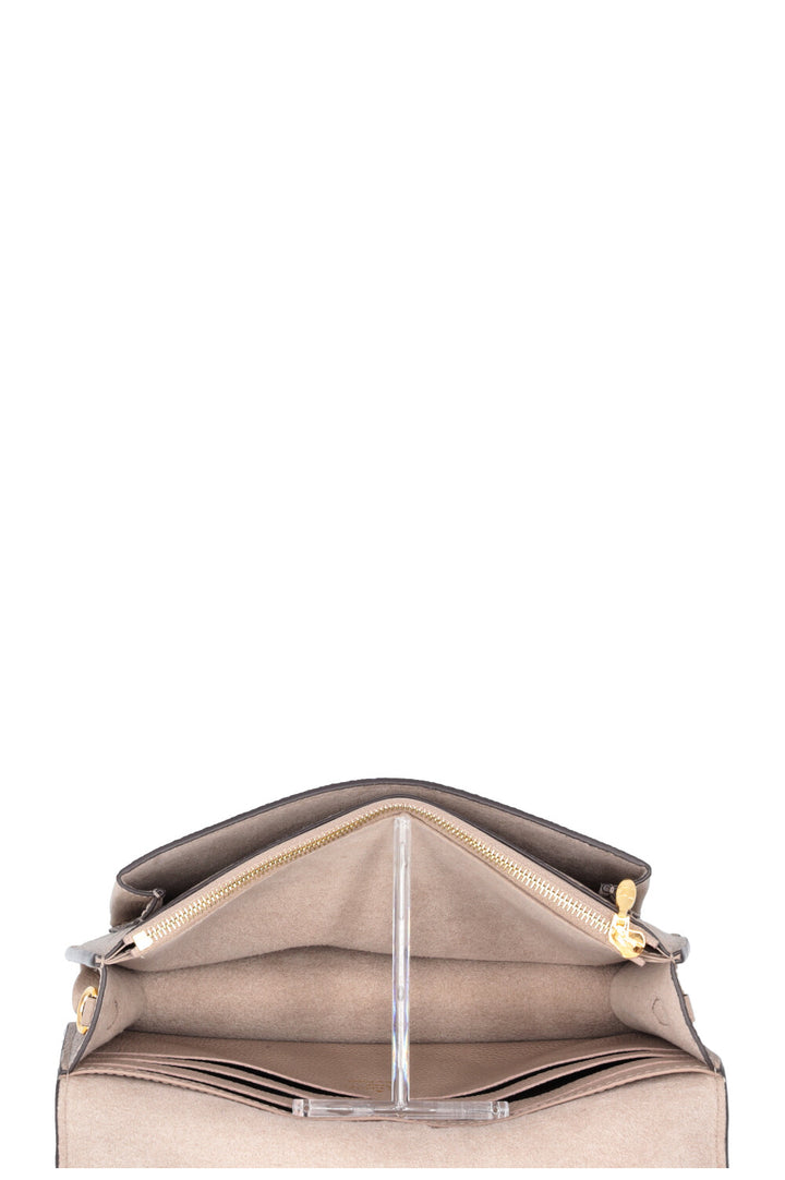LOUIS VUITTON Vavin Chain Wallet Empreinte Taupe