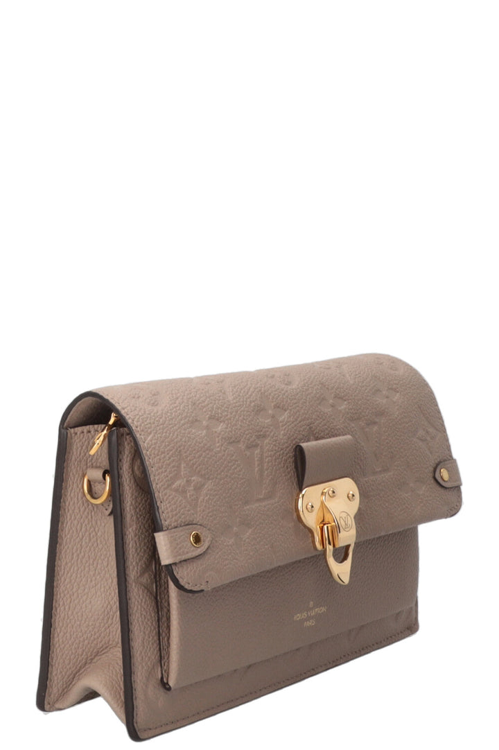 LOUIS VUITTON Vavin Chain Wallet Empreinte Taupe