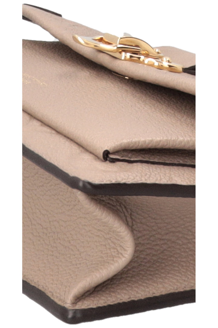 LOUIS VUITTON Vavin Chain Wallet Empreinte Taupe
