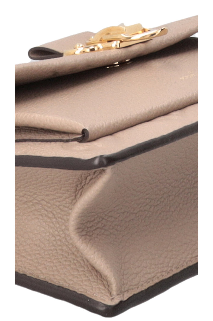 LOUIS VUITTON Vavin Chain Wallet Empreinte Taupe