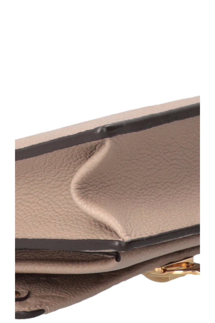 LOUIS VUITTON Vavin Chain Wallet Empreinte Taupe