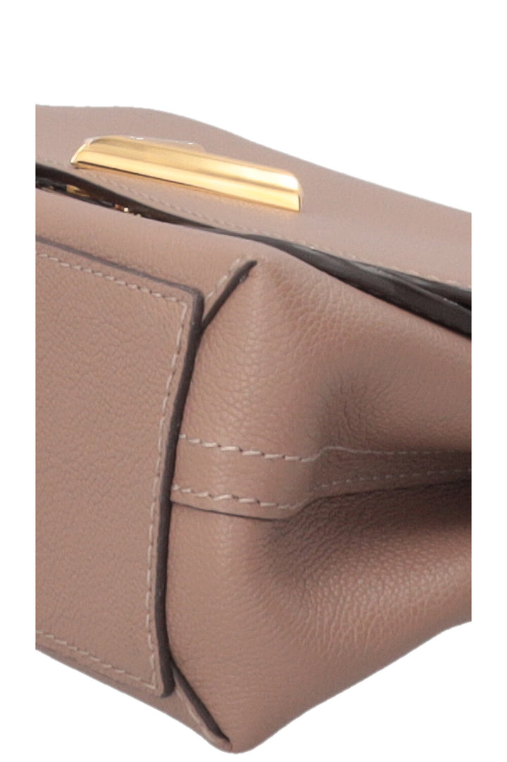 LOUIS VUITTON Very Chain Bag Python Leather Taupe