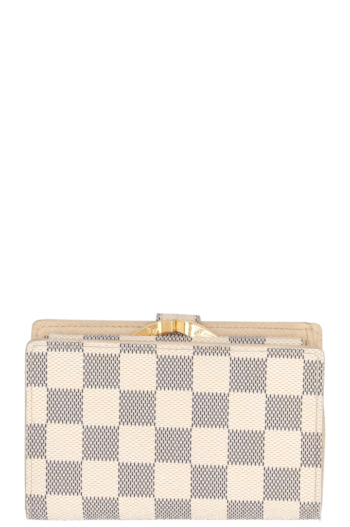 LOUIS VUITTON Viennois Wallet Damier Azur