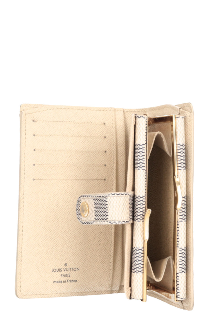LOUIS VUITTON Viennois Wallet Damier Azur