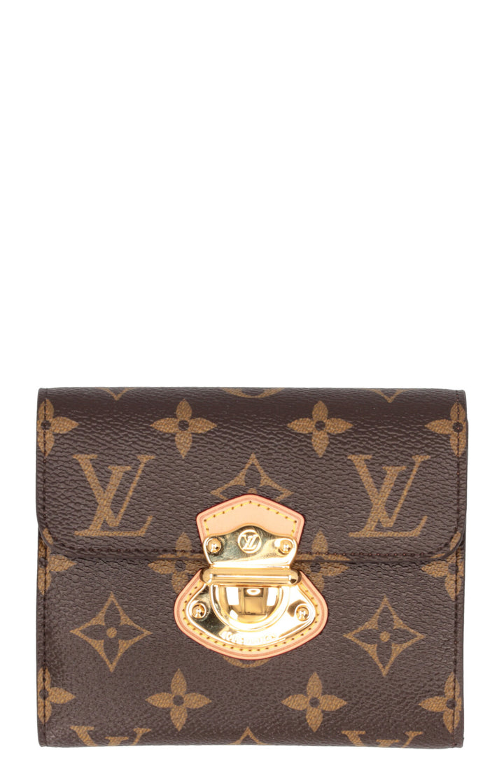 LOUIS VUITTON Joey Wallet Monogram Canvas