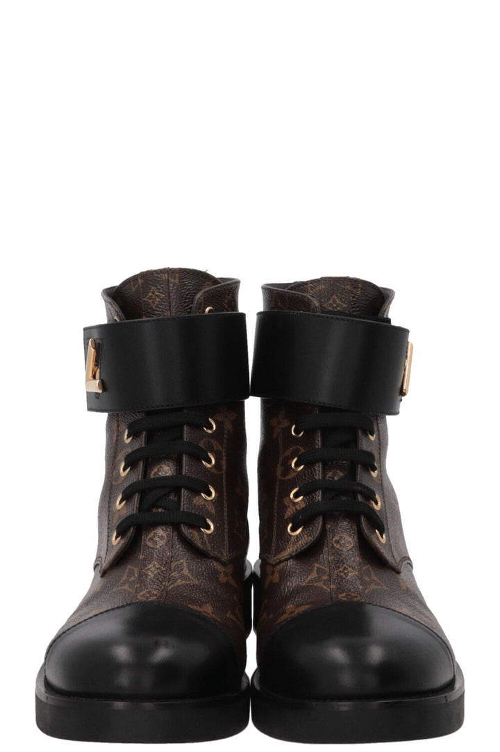 LOUIS VUITTON Wonderland Ranger Boots Canvas Monogram