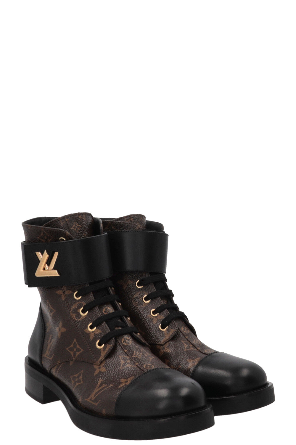 LOUIS VUITTON Wonderland Ranger Boots Canvas Monogram