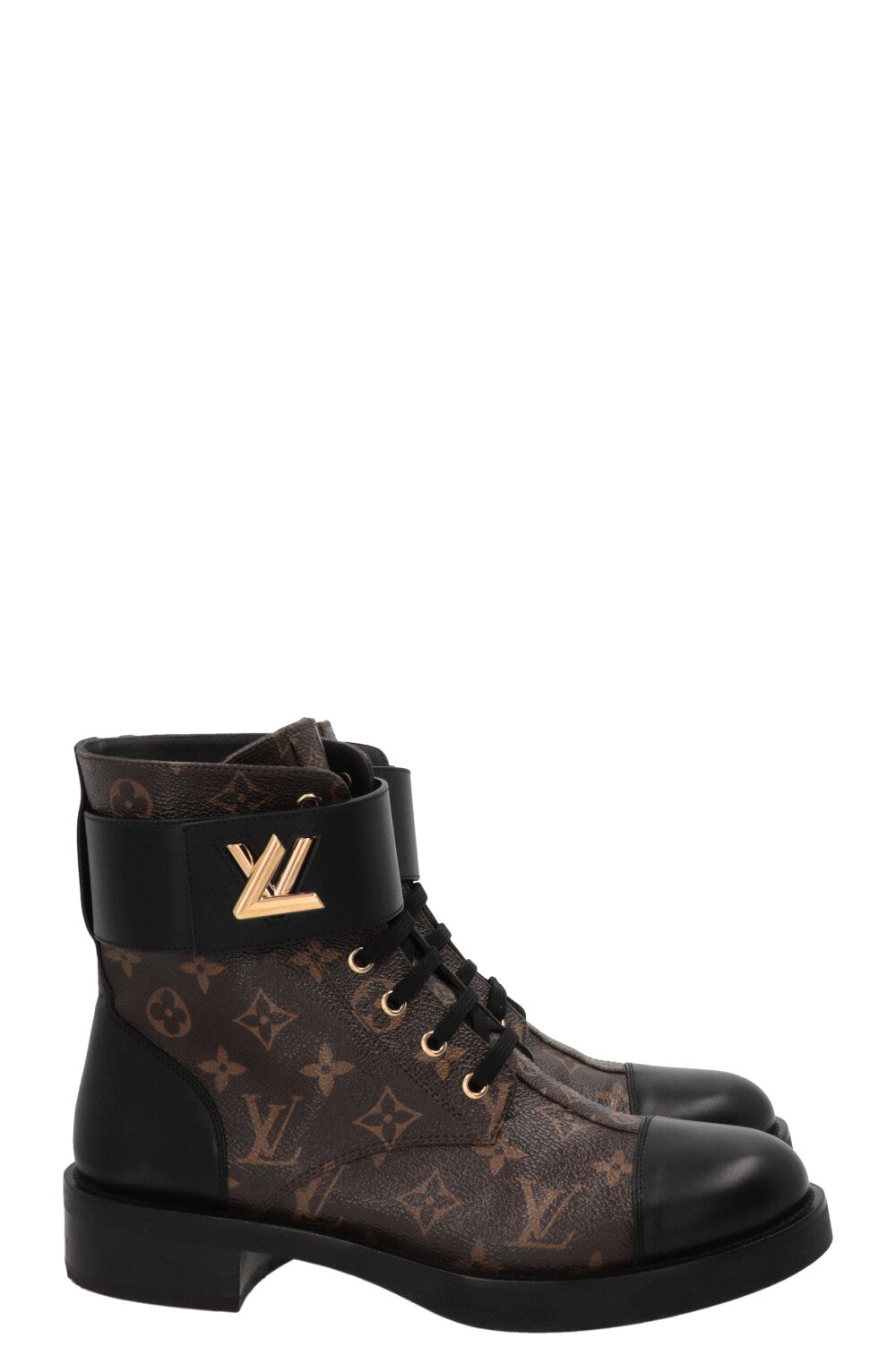 LOUIS VUITTON Wonderland Ranger Boots Canvas Monogram