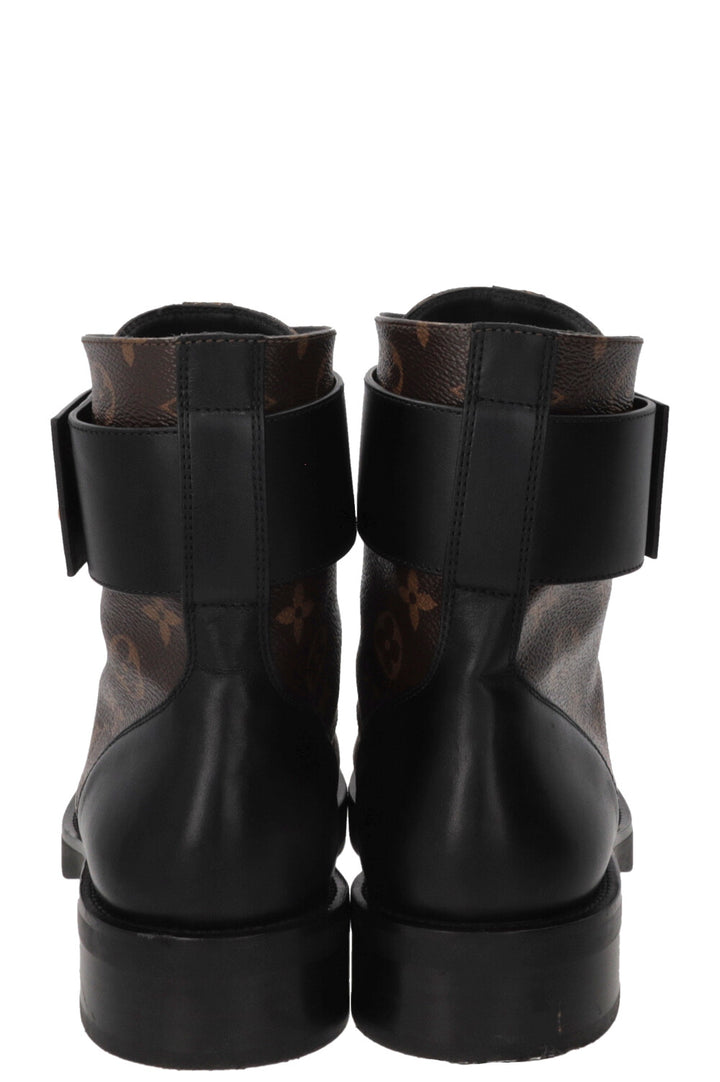 LOUIS VUITTON Wonderland Ranger Boots Canvas Monogram