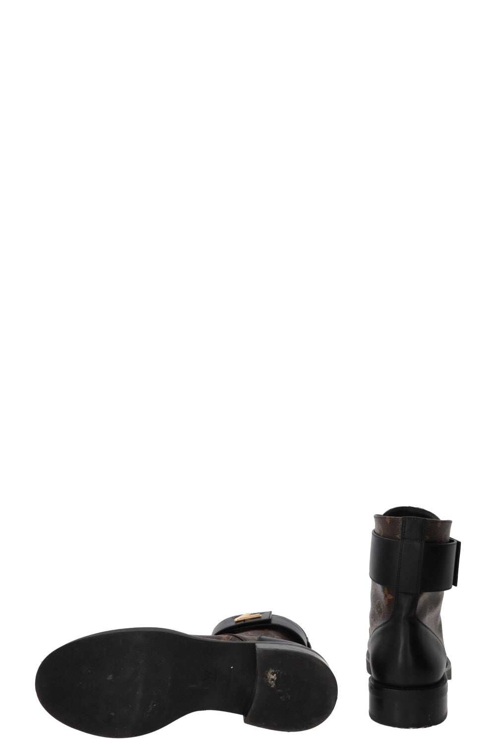 LOUIS VUITTON Wonderland Ranger Boots Canvas Monogram