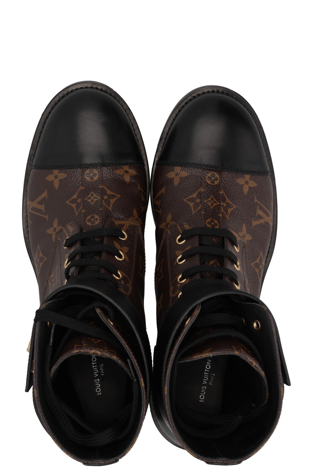 LOUIS VUITTON Wonderland Ranger Boots Canvas Monogram