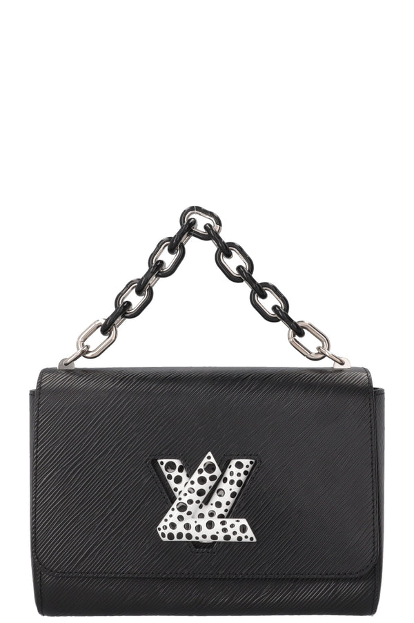 LOUIS VUITTON X Yayoi Kusama Twist MM Épi Noir