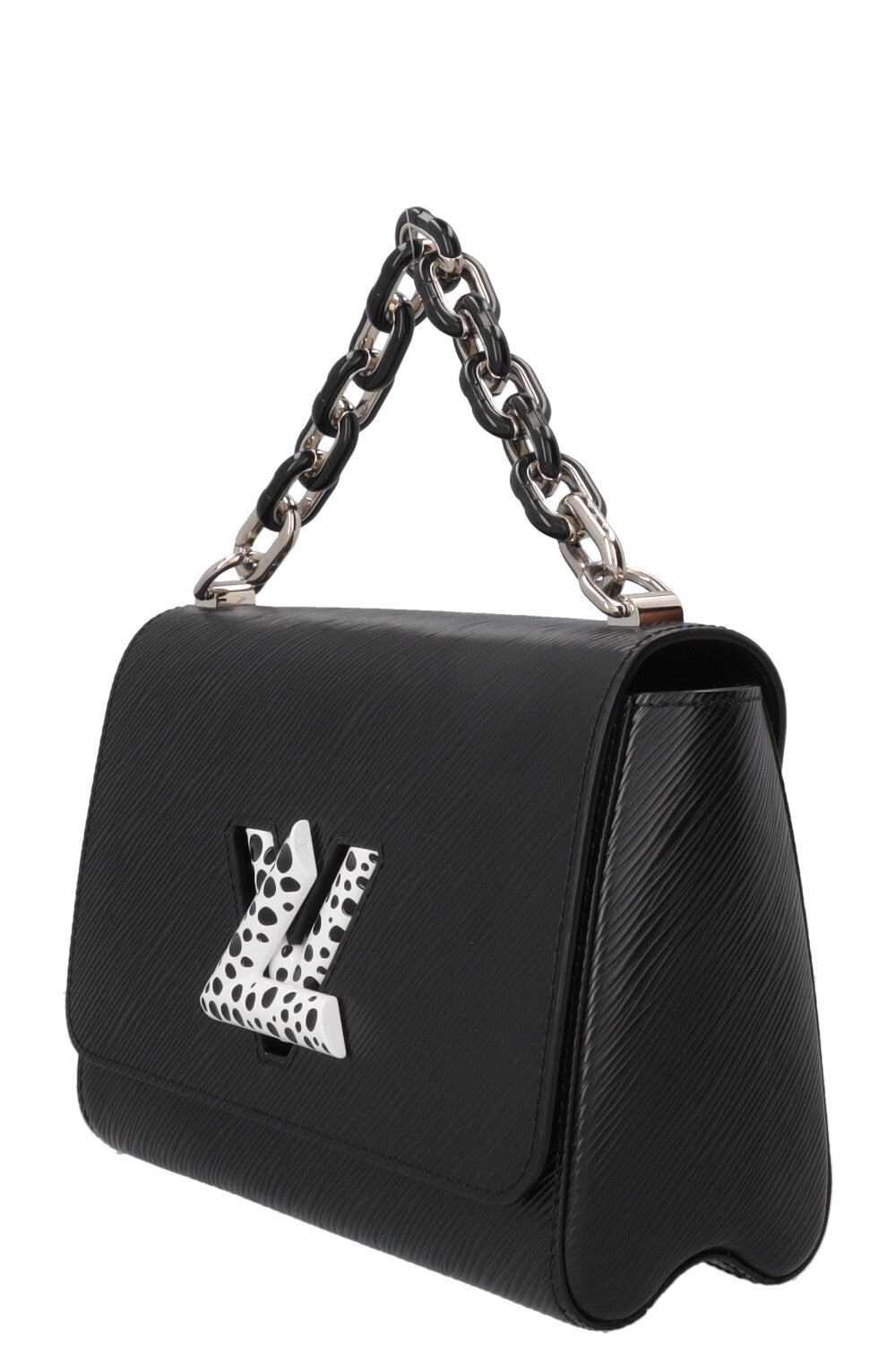 LOUIS VUITTON X Yayoi Kusama Twist MM Epi Black