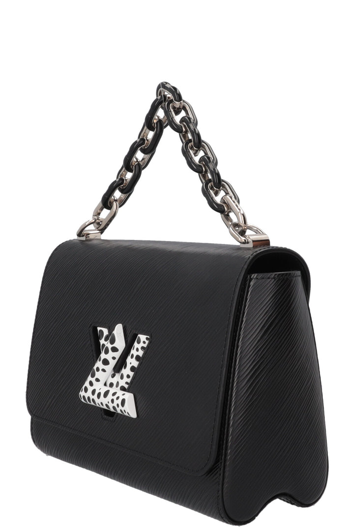 LOUIS VUITTON X Yayoi Kusama Twist MM Epi Black