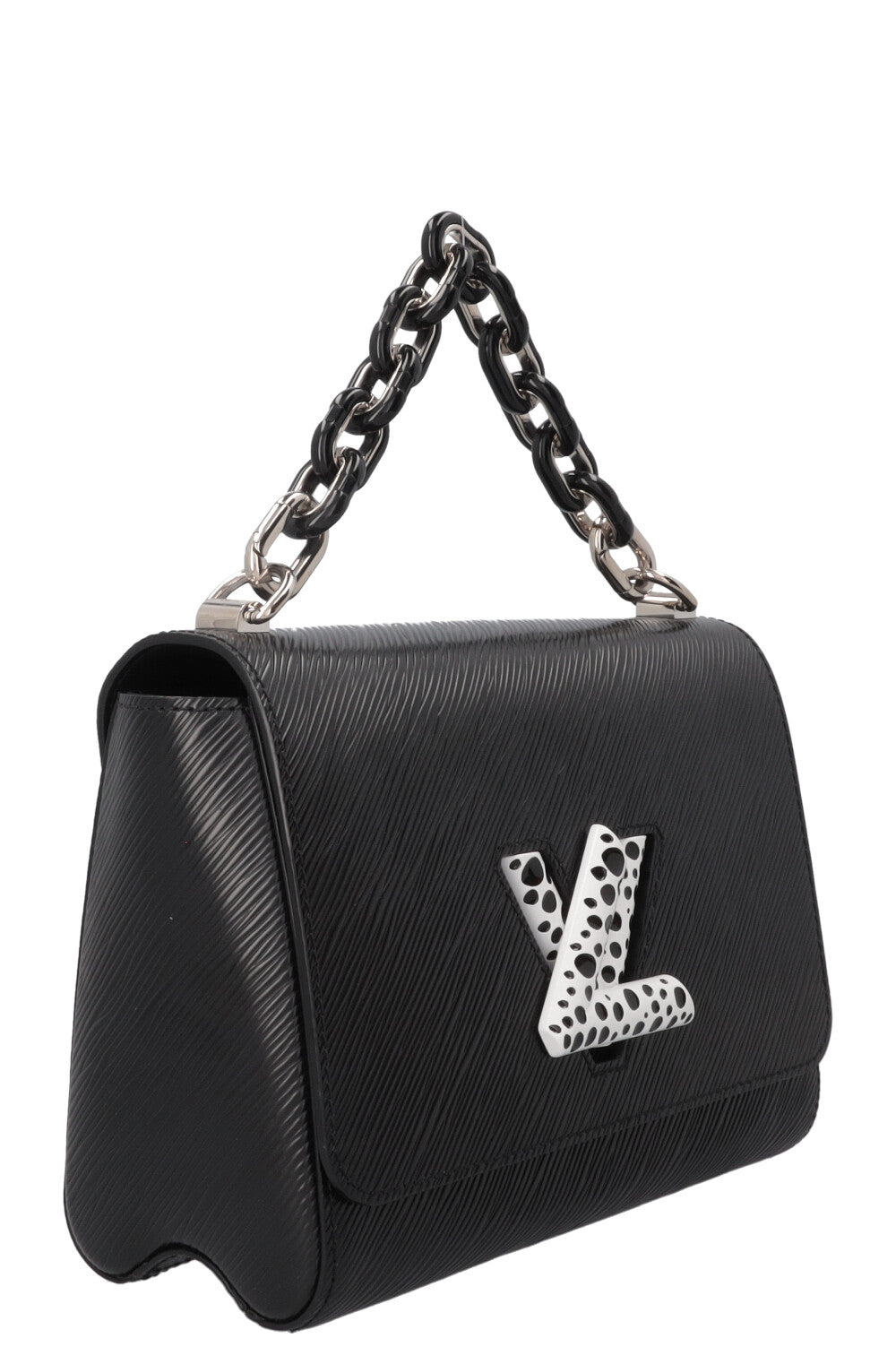 LOUIS VUITTON X Yayoi Kusama Twist MM Epi Black