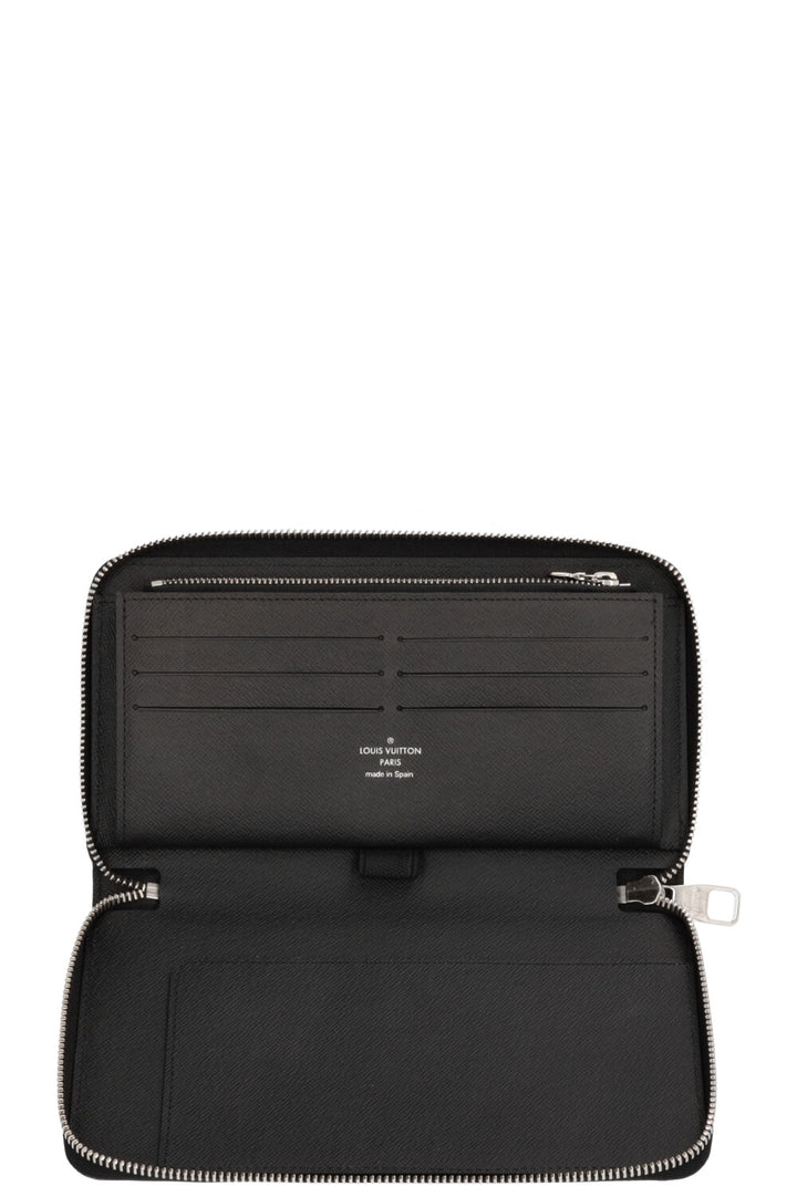 Portefeuille Zippy Organizer Louis Vuitton en cuir Épi noir