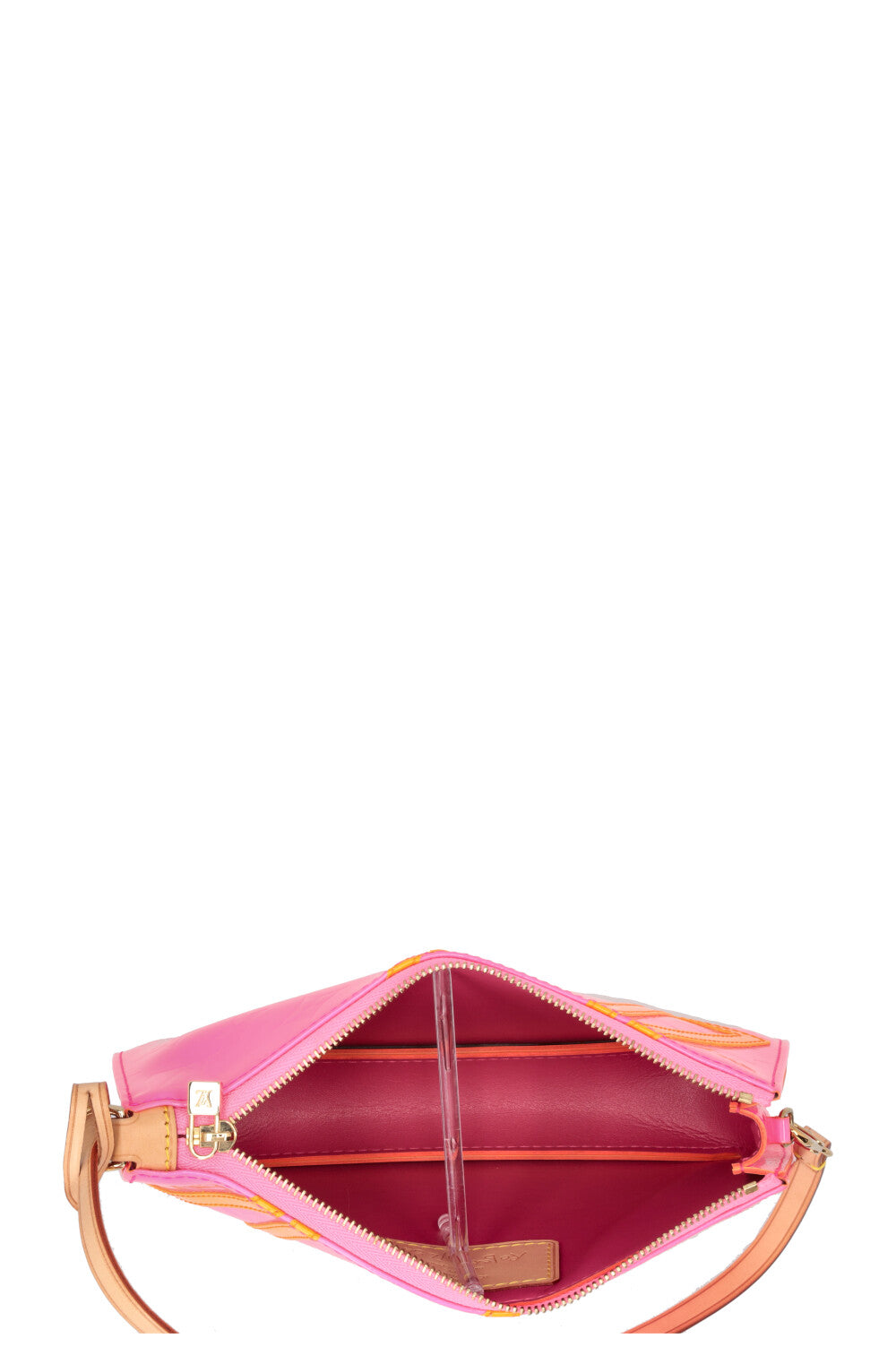 LOUIS VUITTON x Robert Wilson Lexington Pochette Vernis Fluo Neon Pink