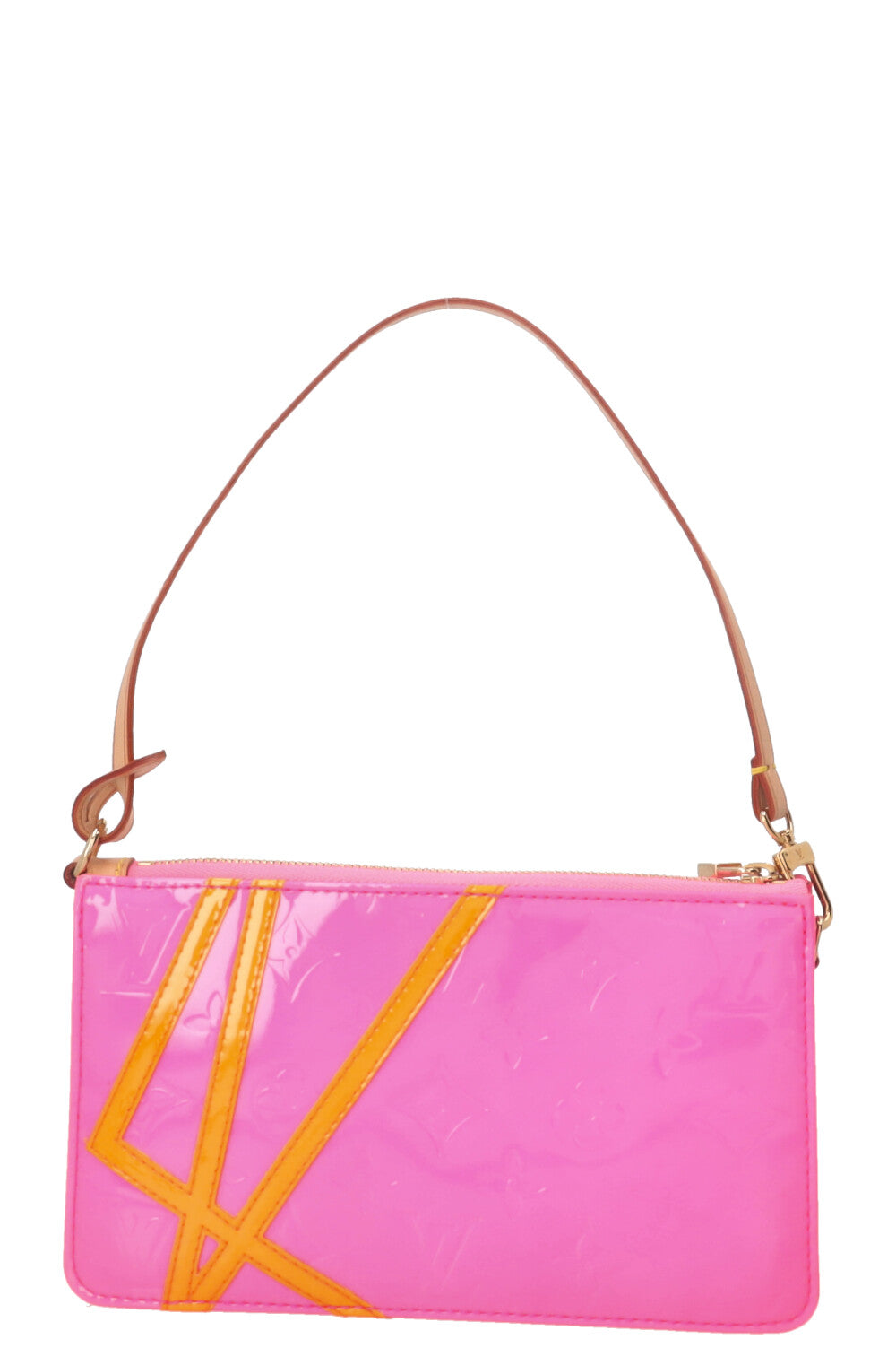 LOUIS VUITTON x Robert Wilson Lexington Pochette Vernis Fluo Neon Pink
