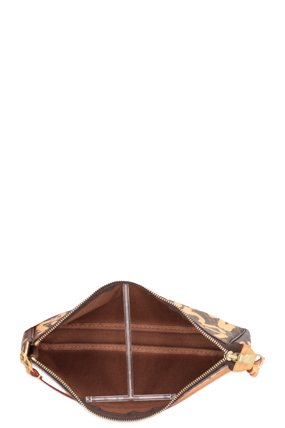 Pochette Accessoires LOUIS VUITTON x Stephen Sprouse en toile Monogram marron