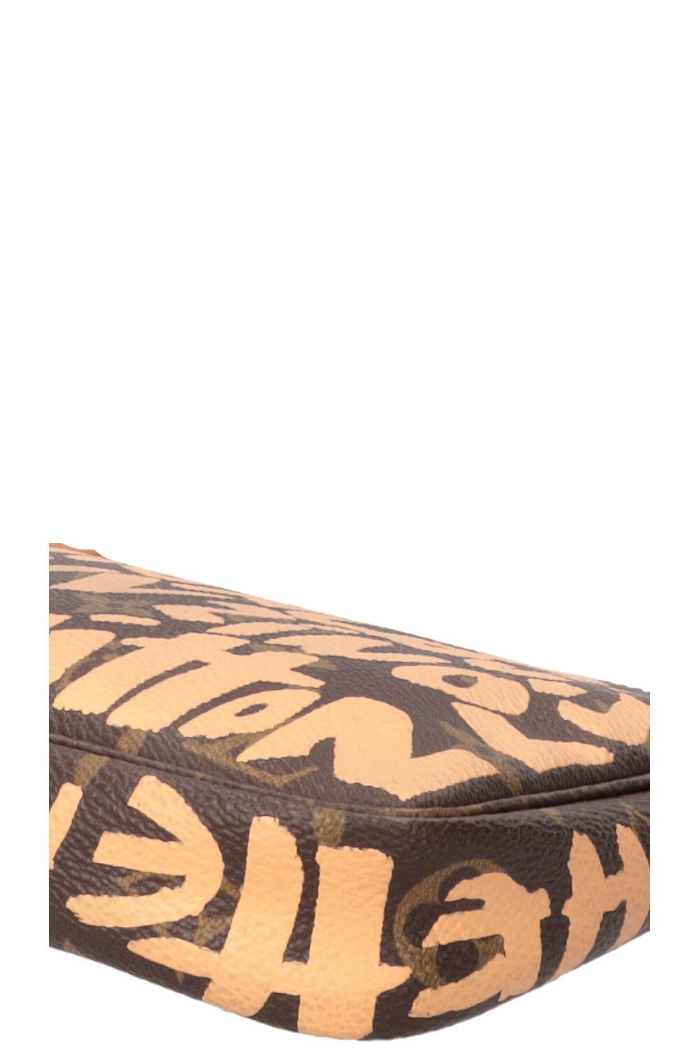 Pochette Accessoires LOUIS VUITTON x Stephen Sprouse en toile Monogram marron