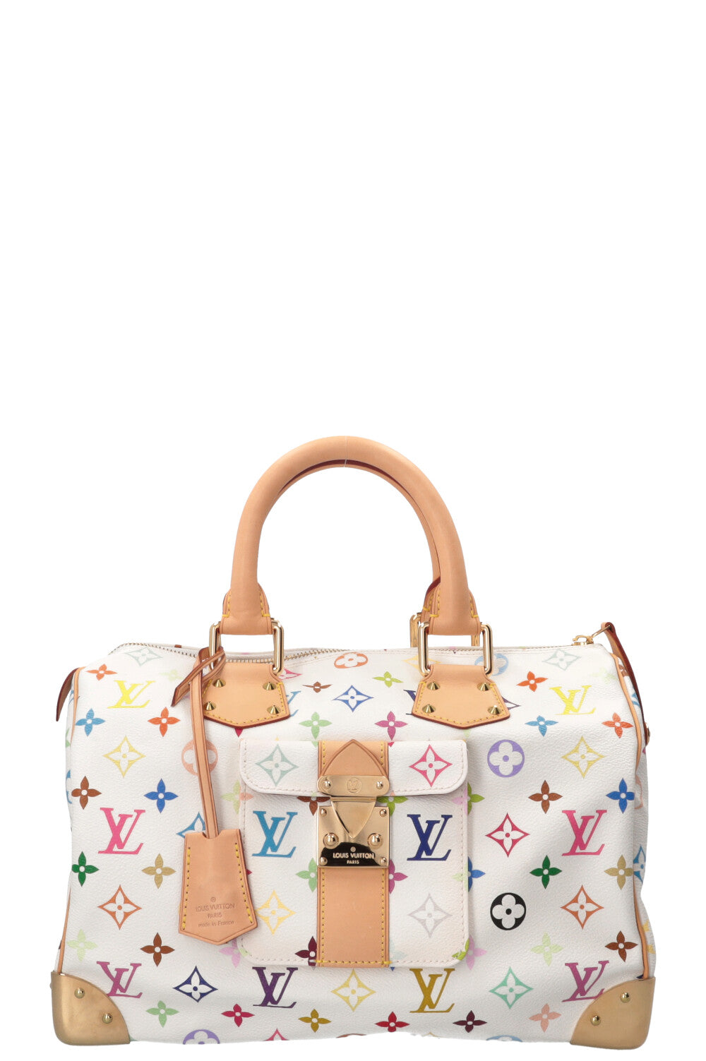 LOUIS VUITTON x Takashi Murakami Speedy 30 Multicolor Canvas