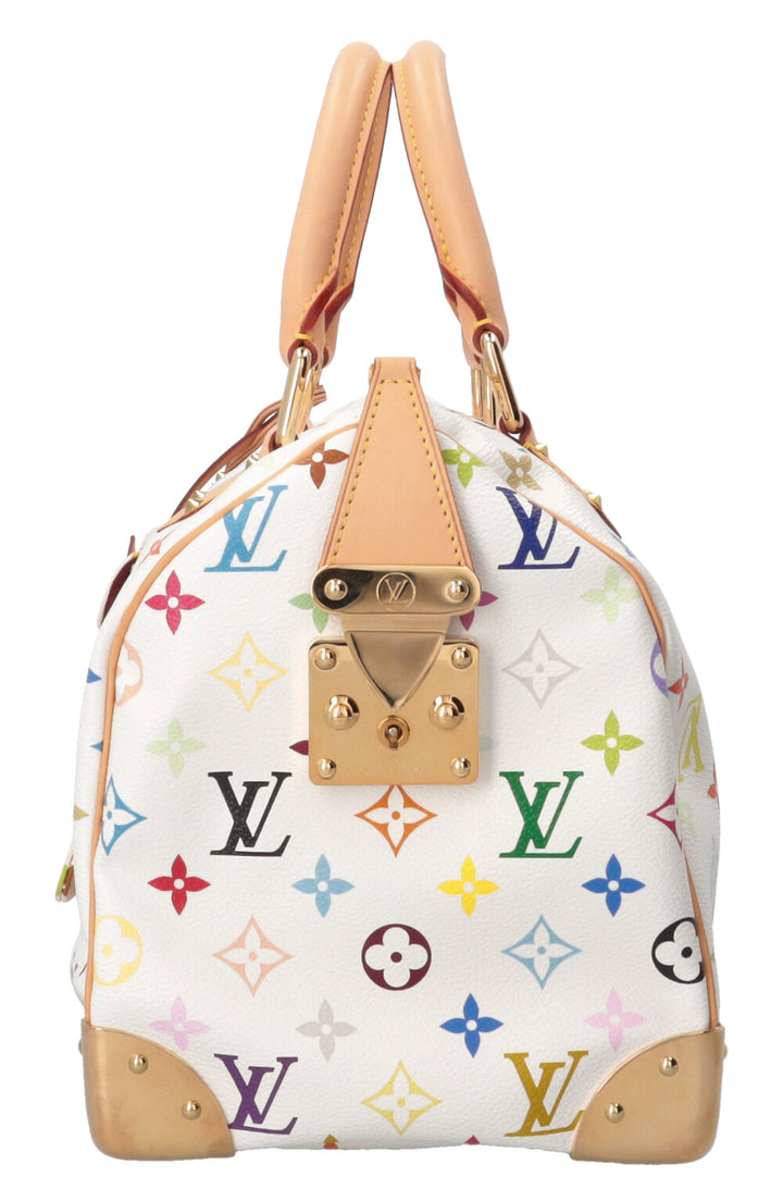 LOUIS VUITTON x Takashi Murakami Speedy 30 Multicolor Canvas
