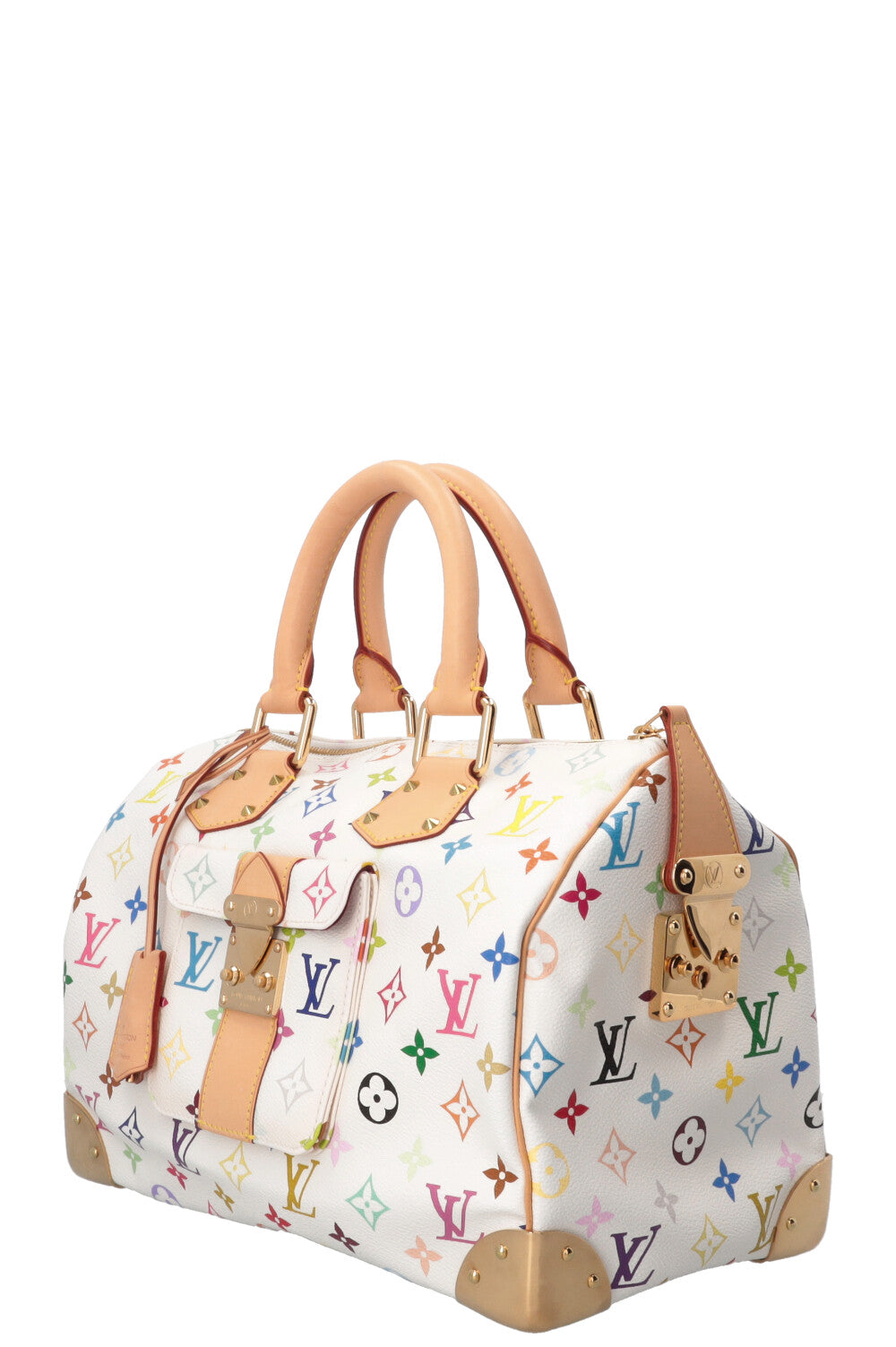 LOUIS VUITTON x Takashi Murakami Speedy 30 Multicolor Canvas