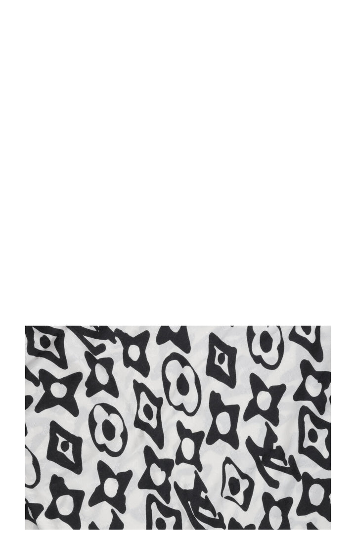 Foulard LOUIS VUITTON x URS FISCHER en soie blanc