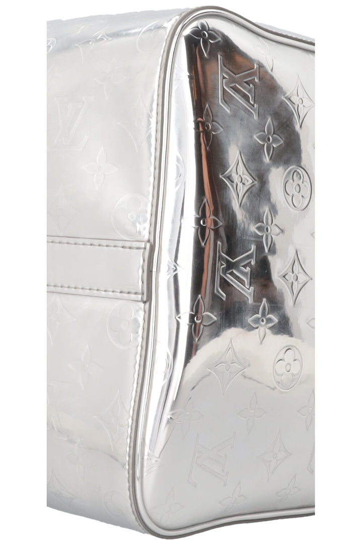 LOUIS VUITTON x Virgil Abloh Keepall 50 Mirror Canvas Silver