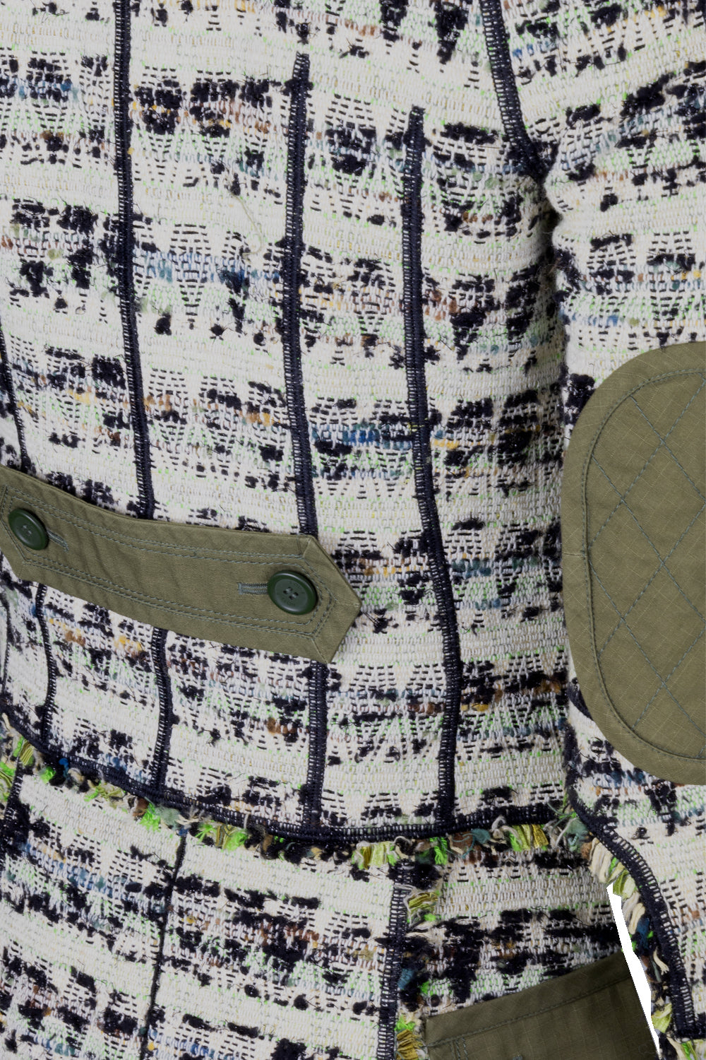 LOUIS VUITTON 2010 Tweed Two Piece Green
