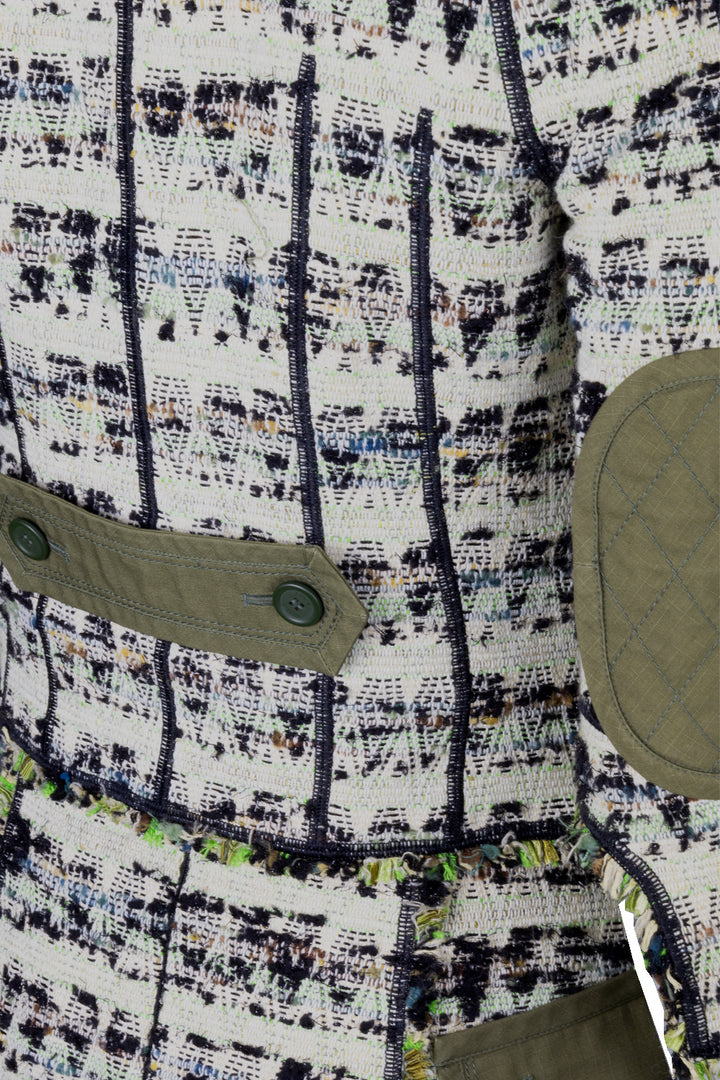 LOUIS VUITTON 2010 Tweed Two Piece Green