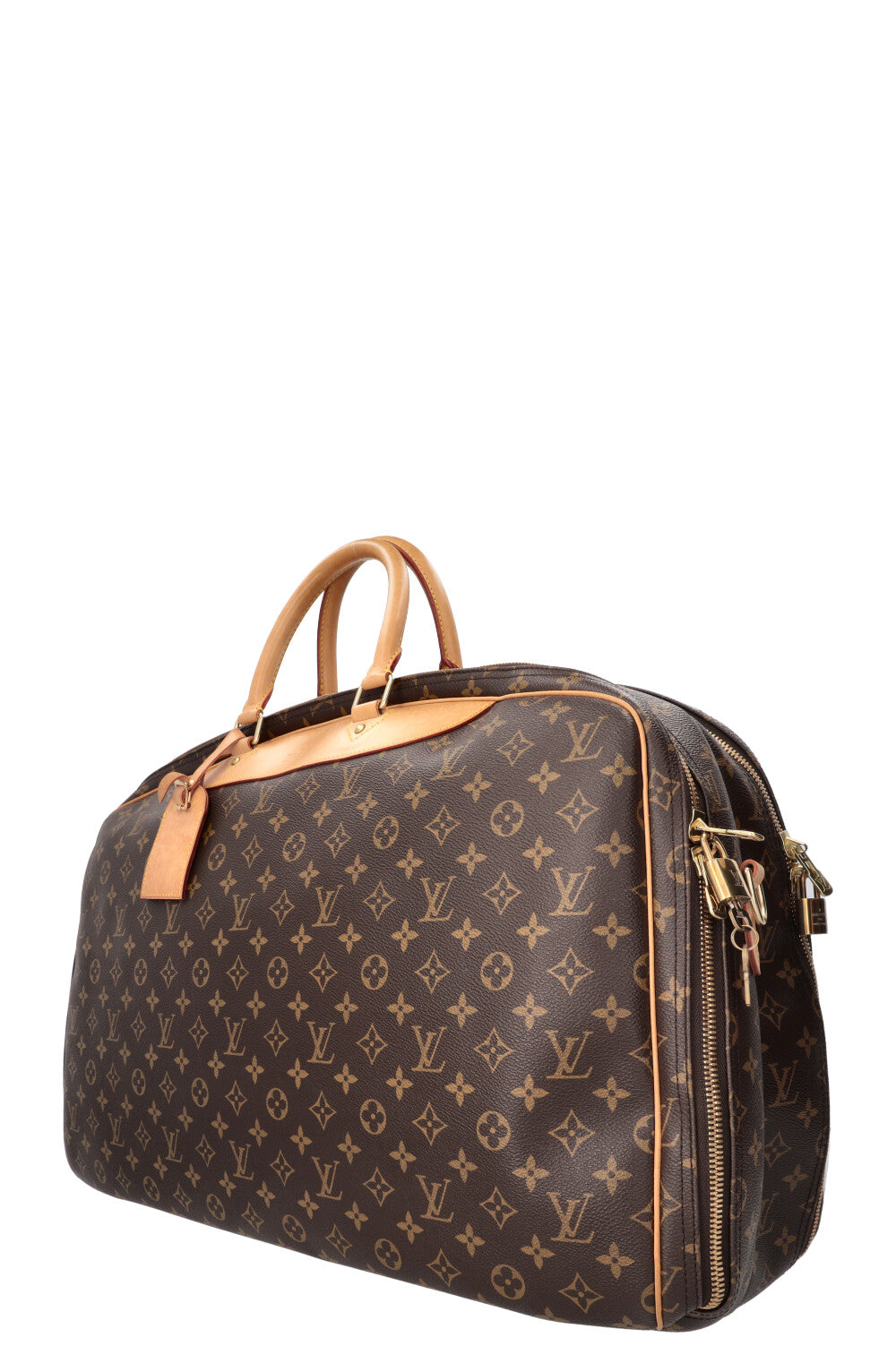 LOUIS VUITTON Alizé Travel Bag 55 MNG Canvas Bag
