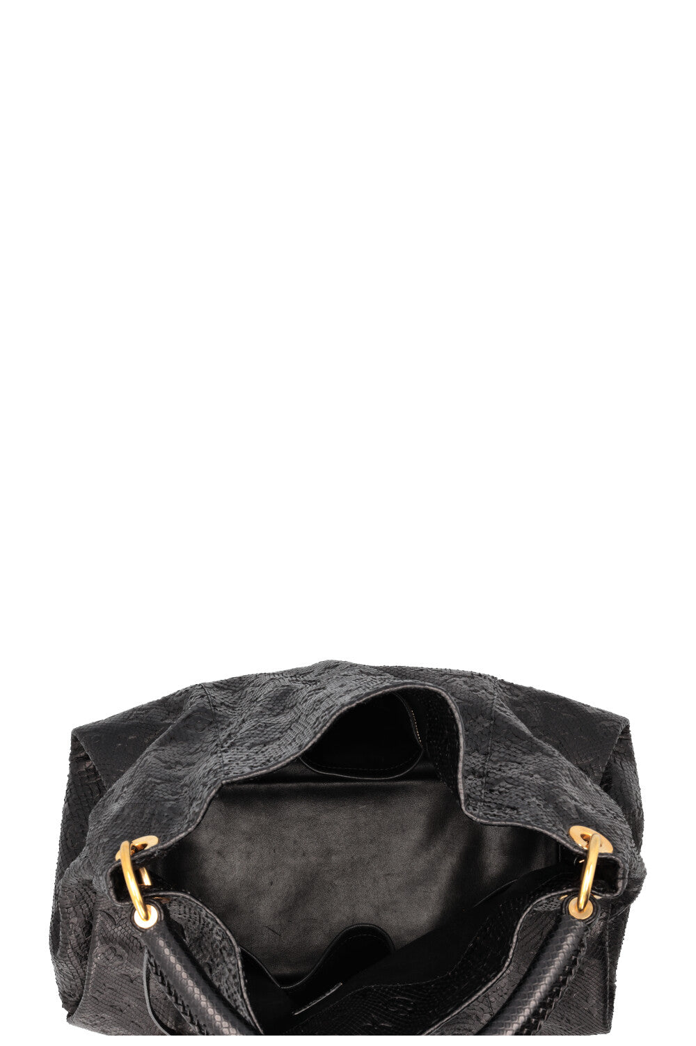 LOUIS VUITTON Artsy Bag Python Black