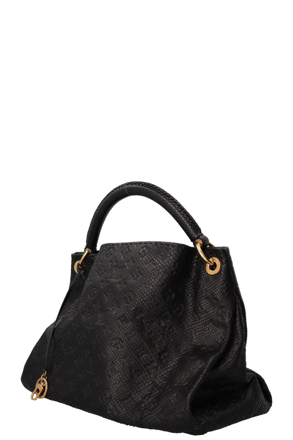 LOUIS VUITTON Artsy Bag Python Black