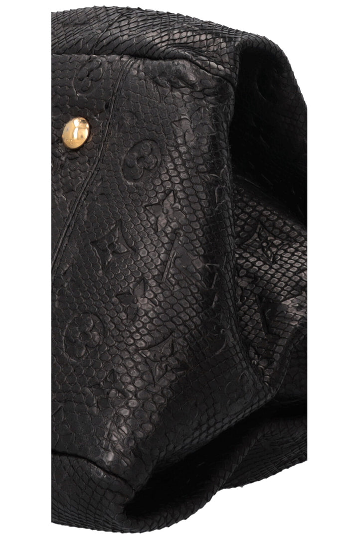 LOUIS VUITTON Artsy Bag Python Black