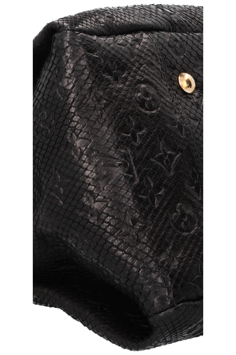 LOUIS VUITTON Artsy Bag Python Black